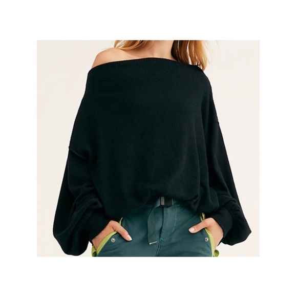 Free People Tops - Free People Main Squeeze Off-the-Shoulder Top S